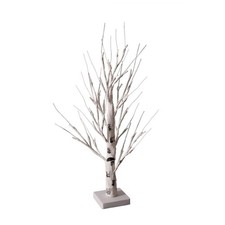 Tischbaum, WeißEr mit LED-Lichtern, WarmweißE Kleine Baumbeleuchtung, 8582