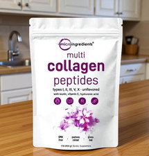 Micro Ingredients Multi Collagen Peptides   Types I,II,III,V,X , Unflavored