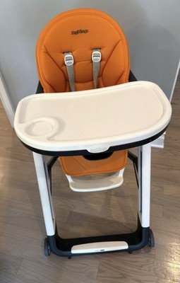 Peg Perego Siesta High Chair, Grow With Baby Folding High Chair & Recliner