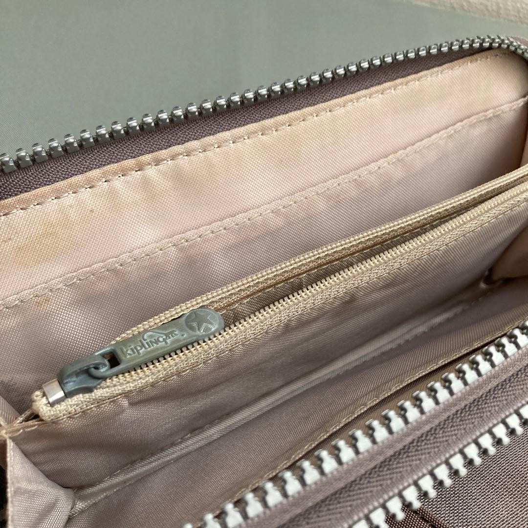 Kipling Nylon Wallet Brown Durable Lightweight 7.… - image 3