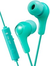 JVC HA-FX7G-G Gaming Earphones with Remote Control and Microphone, Green