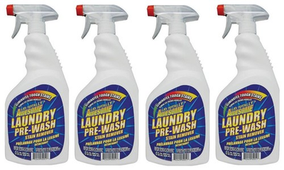 #ad 4 PACK LA#x27;s Totally Awesome Laundry Pre Wash Stain Remover Spray 32 Fl. Oz. $35.00