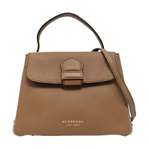 BURBERRY Camberley Derby Handbags Leather Brown Free Shipping | Duties Paid