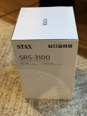 STAX SRS-3100 Electrostatic Earspeakers SR-L300 SRM-252S Amp Excellent Condition
