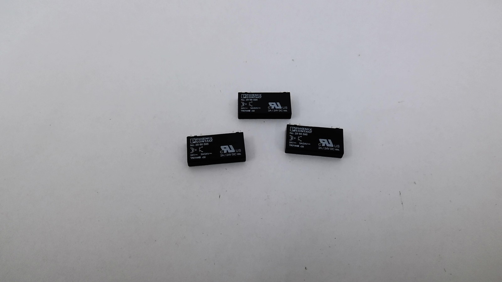 Phoenix Contact 29 66 595 Relay 24V 2A Lot Of 3