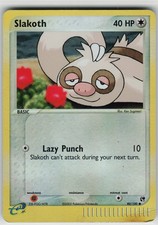 Slakoth Reverse Holo Common Sandstorm 80/100 MP Pokemon on eBay