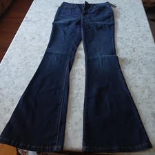 NWT • Stylus Women's Jeans • Dark Rinse Denim • 28 Flare Y2k Style