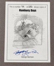 George Harrison SIGNED Beatles “Hamburg Days” Deluxe #79/250 Kirchherr Voormann
