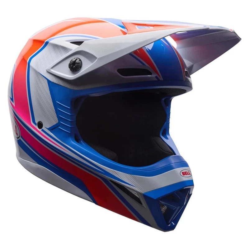 Bell MX-10 Mips Speedway White Blue, photo 1 of 7