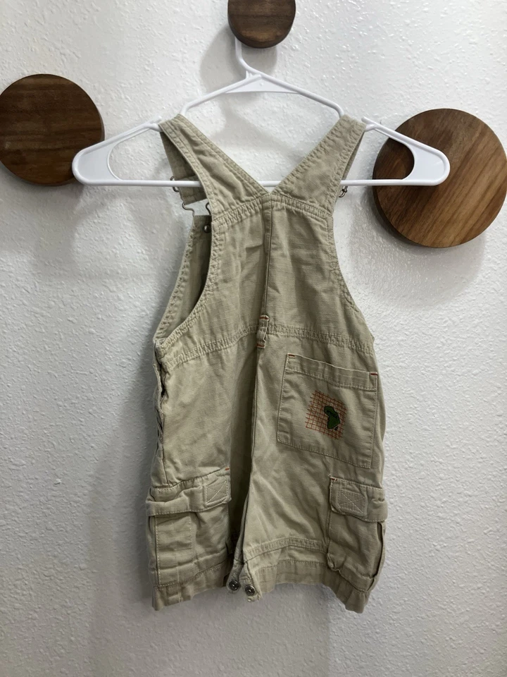 Pantalones Cortos Gymboree Vintage Y2K 2000 Safari África Estampado Talla 3T Foto 4 de 4