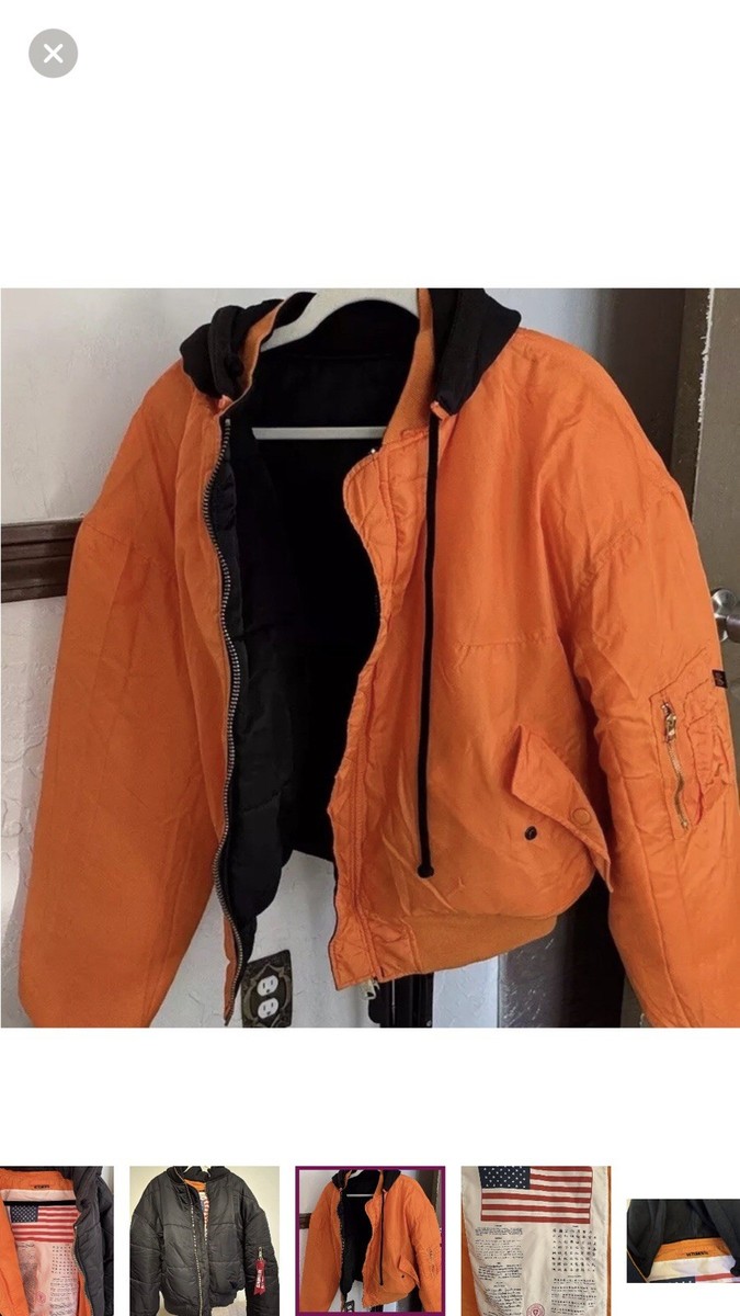 Vetements x Alpha Industries MA-1 jacket Authentic | eBay