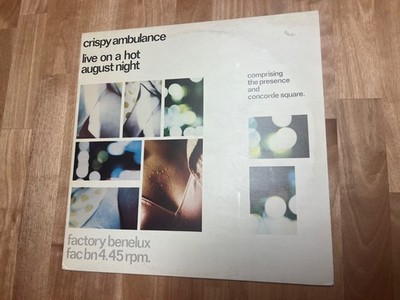 CRISPY AMBULANCE Live on a Hot Night EP 1981 Belgium - Factory Benelux FACBN4