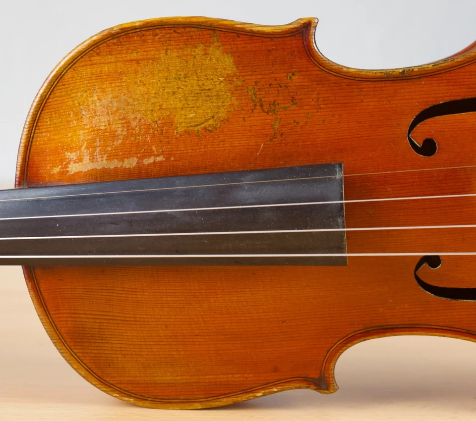 old 4/4 violin Geige viola cello Bratsche fiddle labeled A. AMATI Nr. 293 - Image 4 of 4