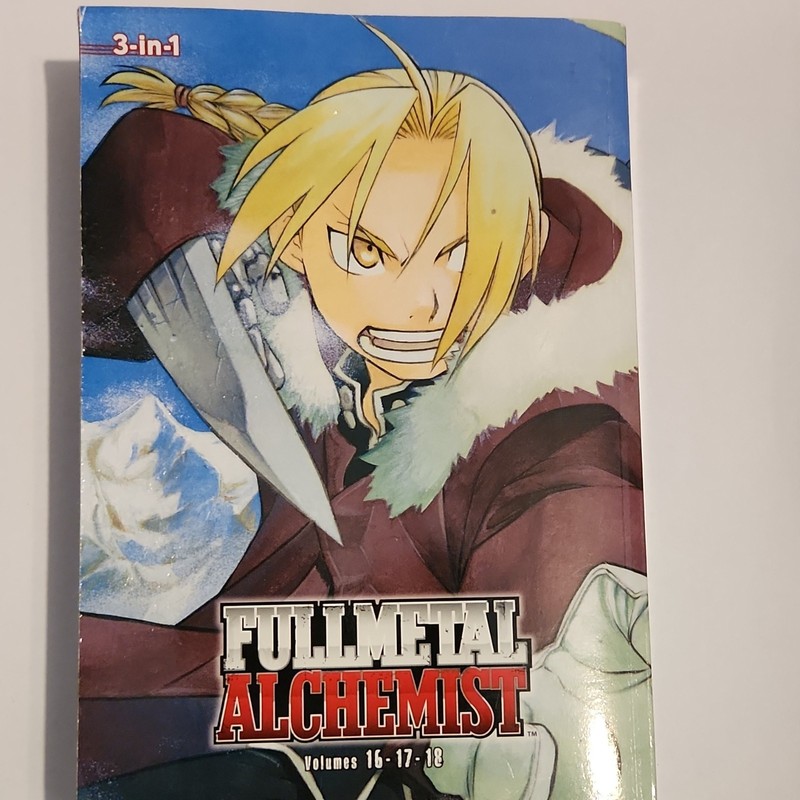 Fullmetal Alchemist 3-in-1 Omnibus Volumes 16-18 Manga English Arakawa