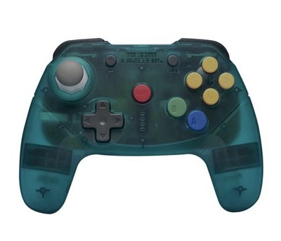Brawler64 Wireless Controller Bluetooth Transparent Blue - Nintendo Switch