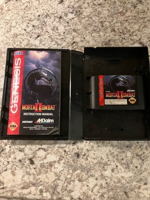Mortal Kombat II 2 (Sega Genesis) Good Condition With Manual.