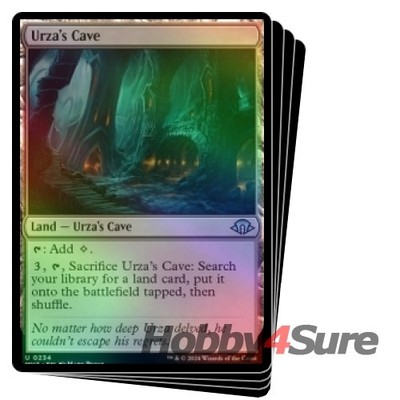 Foil Urza's Cave X4 M/NM Magic: The Gathering MTG Modern Horizons