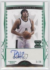 2022-23 Leaf Trinity Holo Green 2/20 Ron Harper Jr #BA-RHJ Auto 0it8