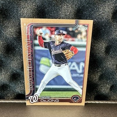 2025 Topps Update Series Paul DeJong #US101 Gold /2025 Washington Nationals