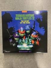 NECA Teenage Mutant Ninja Turtles 2 Secret of the Ooze Accessory Set TMNT -new