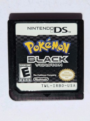Pokemon BLACK VERSION Nintendo DS Spiel / nur die Karte 