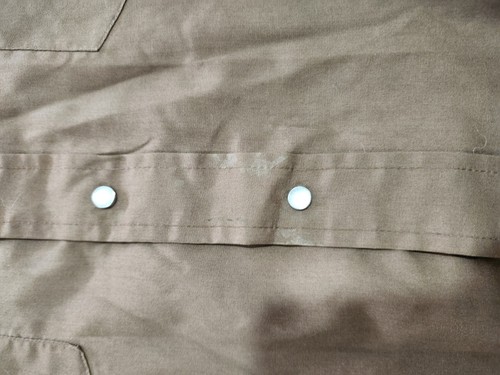 Camisa Western De Colección Ely Plains Para Hombres 16.5X35 Marrón A Cuadros Perla Snap Vaquero Años 80 - Imagen 4 de 9