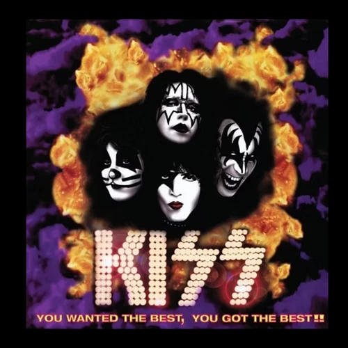 KISS - You Wanted the Best You Got the Best Purple Coloured Vinyl Import SEALED