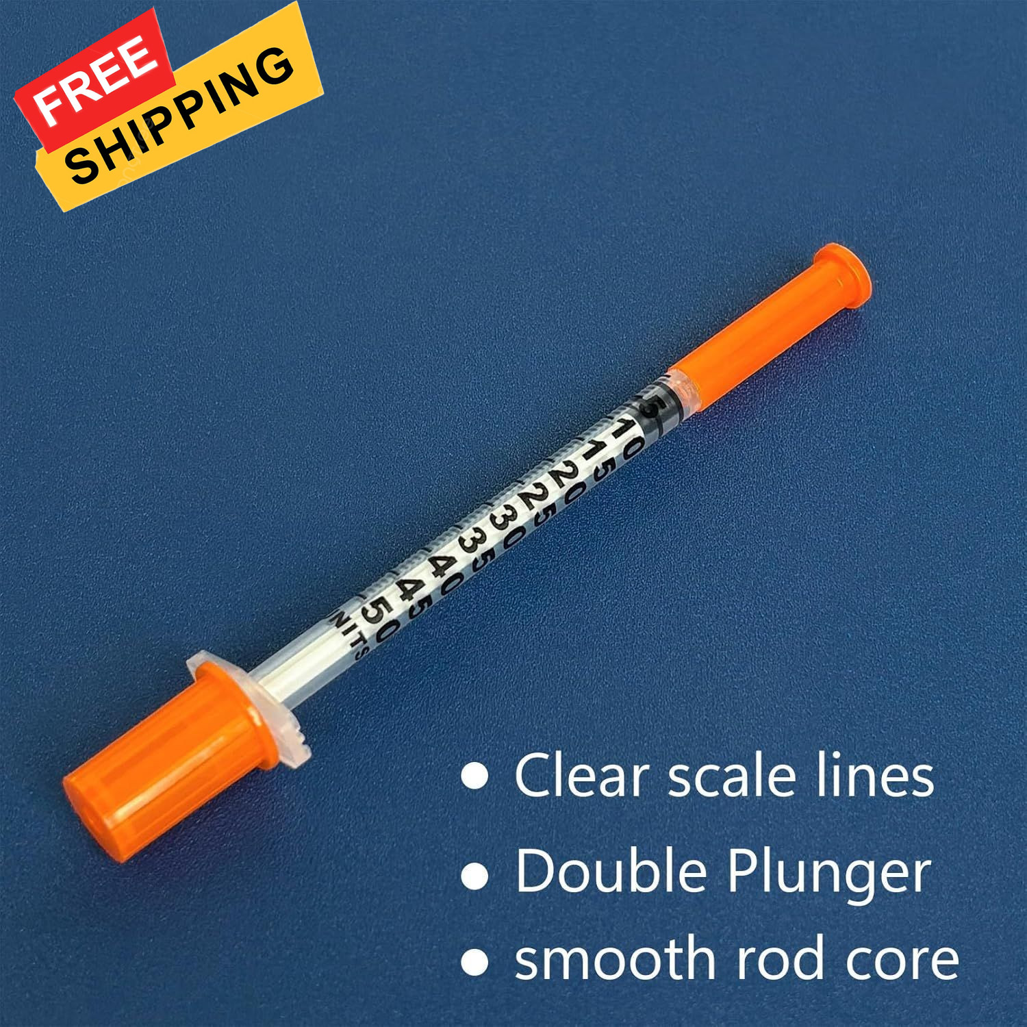U-100 0.5cc/ml Syringes 31G 5/16 inch(8mm) needles 0.5mL 31Ga 5/16in 