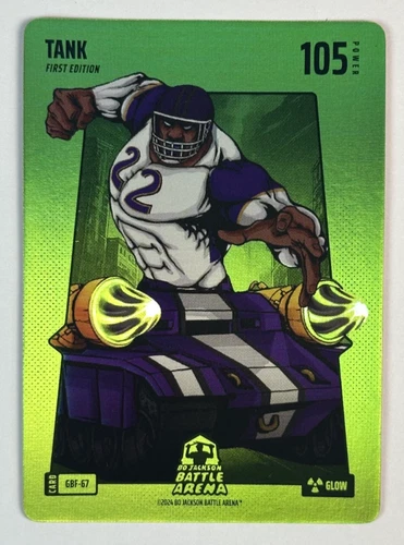 2024 Bo Jackson Battle Arena Tank Derrick Henry 1st Edition Green Glow Case Hit