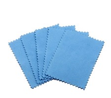 50PCS Jewelry Polishing Cleaning Cloth Soft Wipes for Silver Gold Shine Care