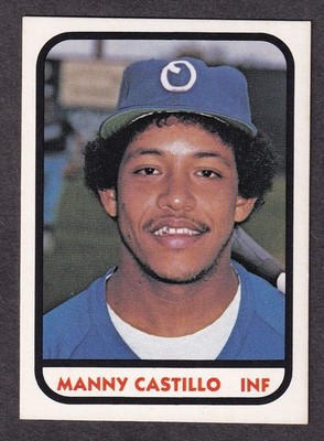 1981 TMCA Ltd Baseball card #15 Omaha Royals Manny Castillo