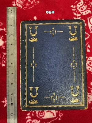Large For Crafting Arts Etc , ANTIQUE BOOK BOARD FROM 1860s