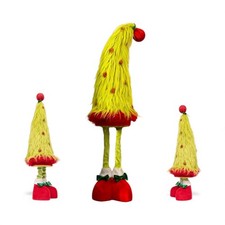 Standing Christmas Tree Gnome Plush 25  35" Adjustable Retractable Legs Decor