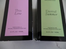 NIB  Latest EACH & EVERY natural fragrance body mist 3.4 oz, 2 to pick.