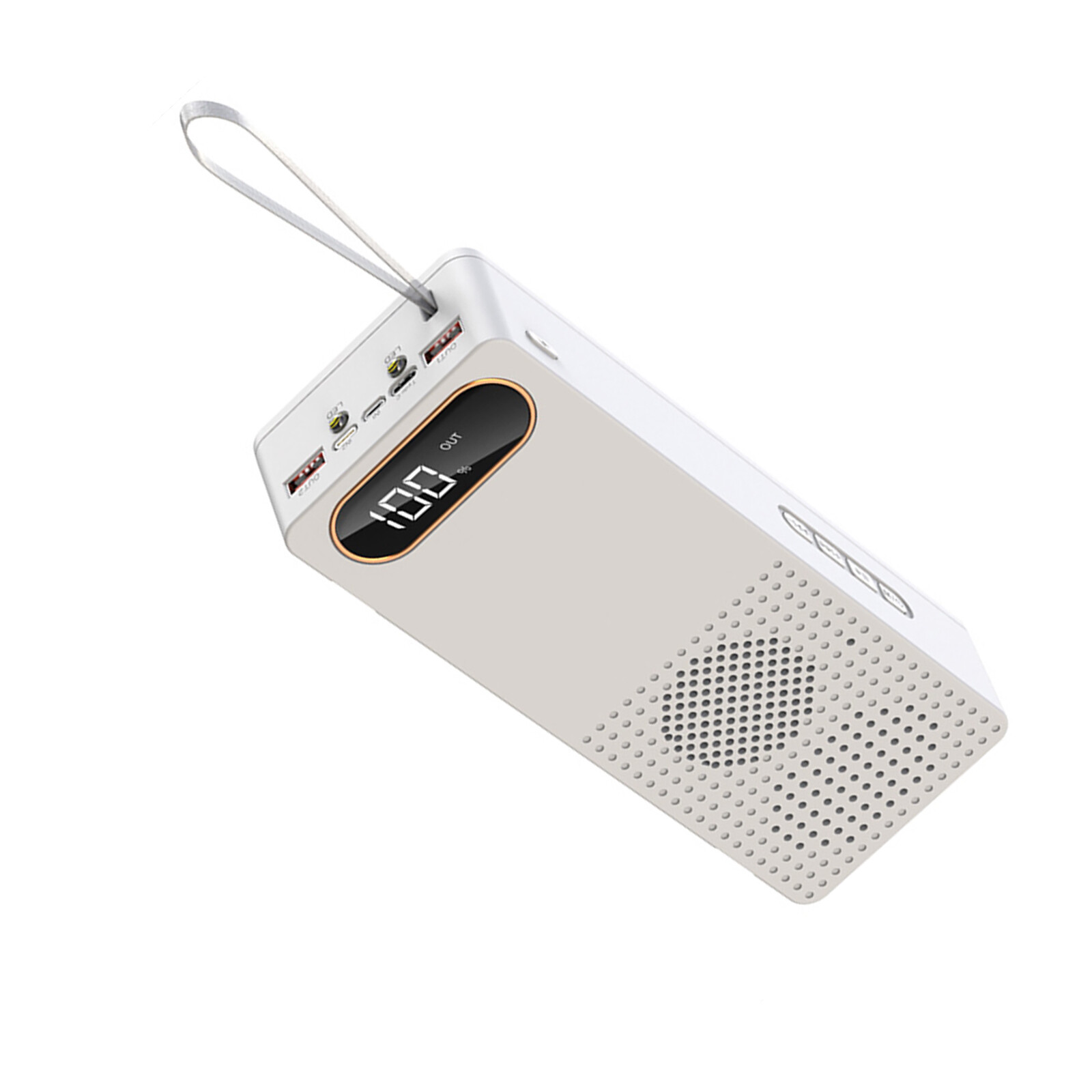 18650 Fast-Charging Power Bank DIY Kit with Bluetooth Speaker Shell
