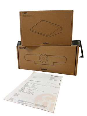 Neues Konferenzsystem Logitech Tap Cat5e Kit + Logitech MeetUP