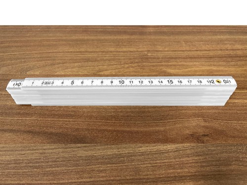 Zollstock Gliedermaßstab 1m / 2m Gliedermaßstab Schmiege Meterstäbe Kunststoff - Bild 7 von 15