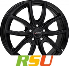 Autec Typ VD - Vidra schwarz 6.5x17" ET39 LK5 100 ML 57.1 Alufelgen 17 Zoll