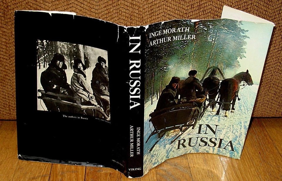 SIGNED Inge Morath SIGNED Arthur Miller In Russia USSR 1st ED HC DJ Russian - Image 3 of 3