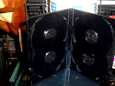 New Standard Black 4-Disc DVD Replacement 14mm Case Premium