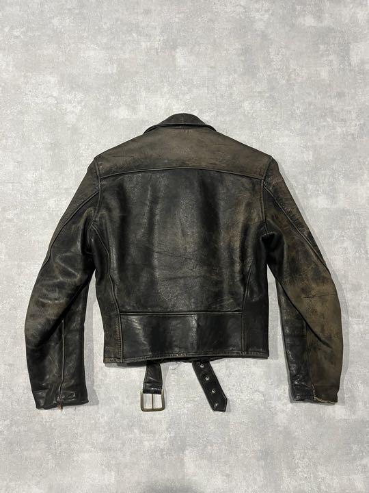 50S One Star Double Riders Jacket Brown Core Leather