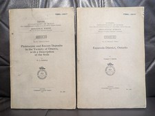 Canada Department Of Mines Geological Survey Books 1917 Including Survey Maps