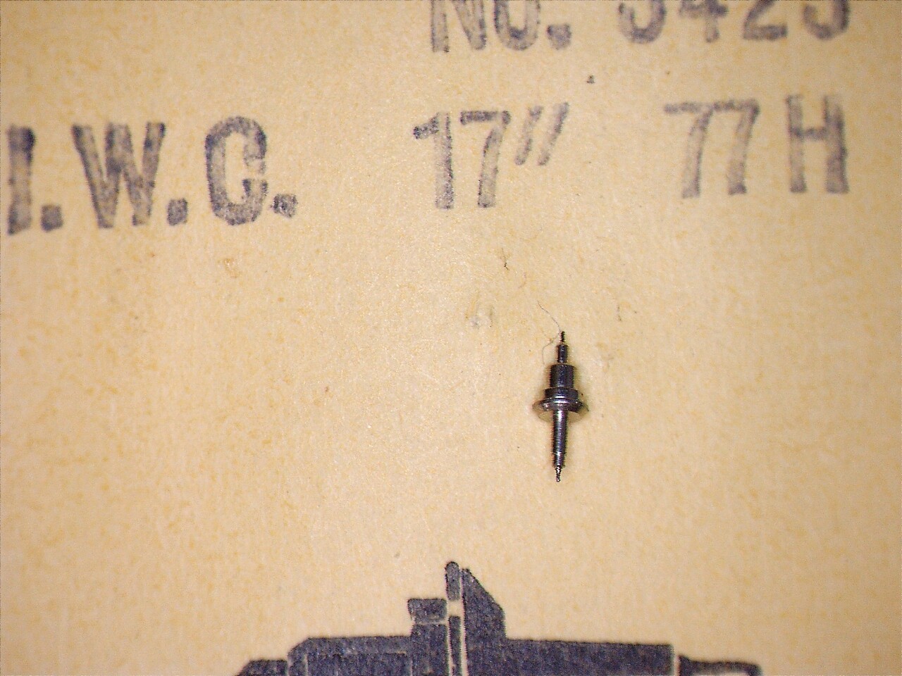 IWC Watch & Pocket Watch Balance Staff Part Various Calibres See