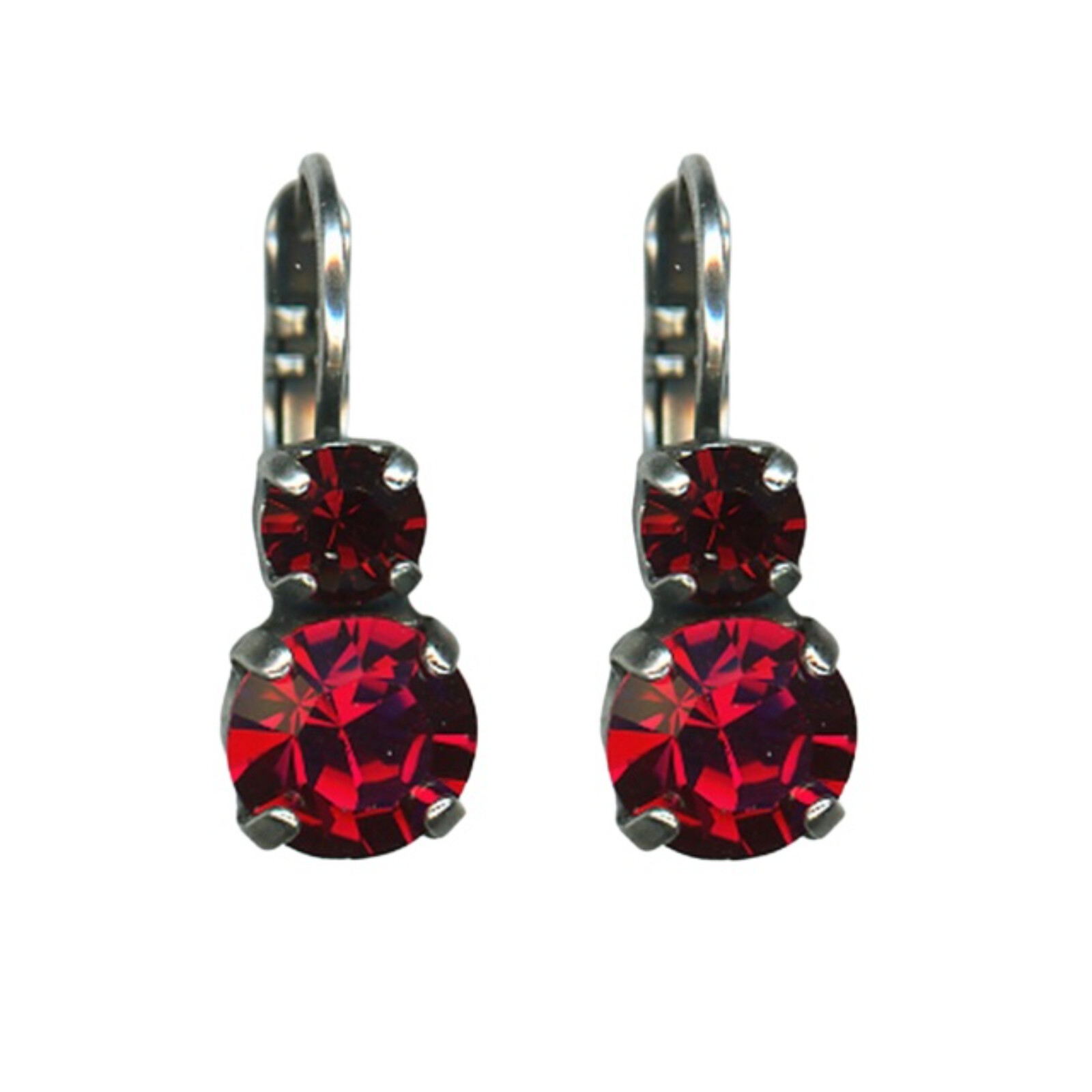 Mariana Earrings Sassy Garnet & Ruby Austrian Crystals My Treasures ...