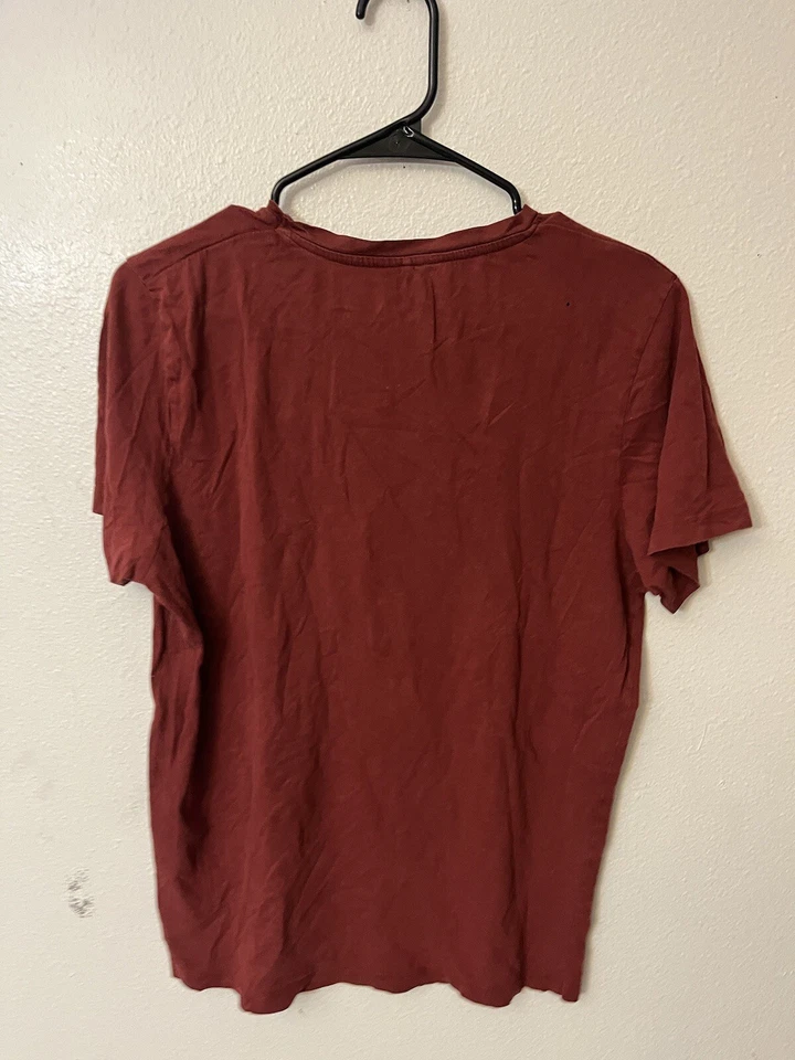 Camiseta Para Hombre Jack Jones Denim Marca Gráfica Manga Corta De Colección Roja Talla M Foto 3 de 4