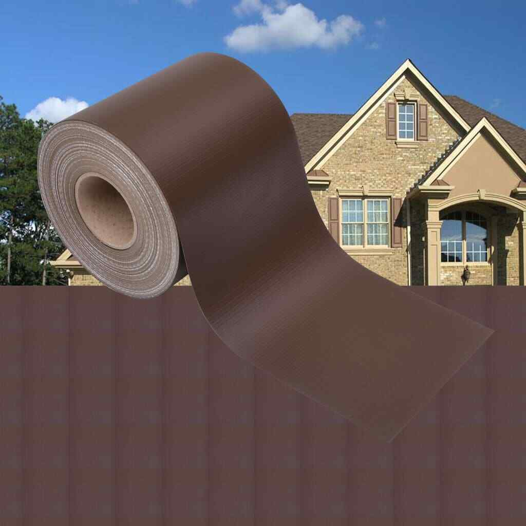 vidaXL Garden Privacy Screen PVC 35x0.19 m Brown