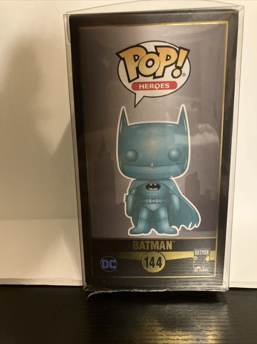 Funko Pop! Heroes Batman Blue Chrome #144 2019 Summer Convention