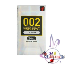 OKAMOTO Japan 0.02 EX Polyurethane Gel Regular Size 24pcs 002 Thin EXP. 2025.12