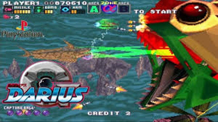 G-Darius PlayStation1 PS1 SLPS-01348 1998 TAITO SONY NTSC-J