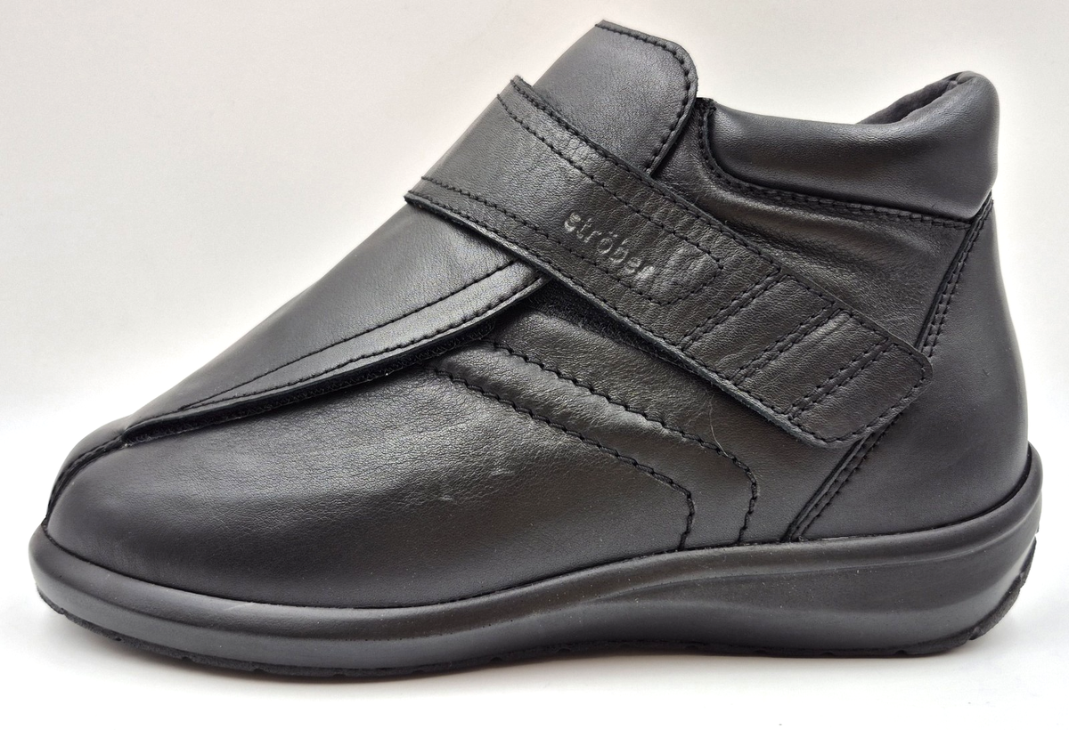 Ströber 858000K Schwarz 44 Herren Leder Verbandstiefel UVP:199
